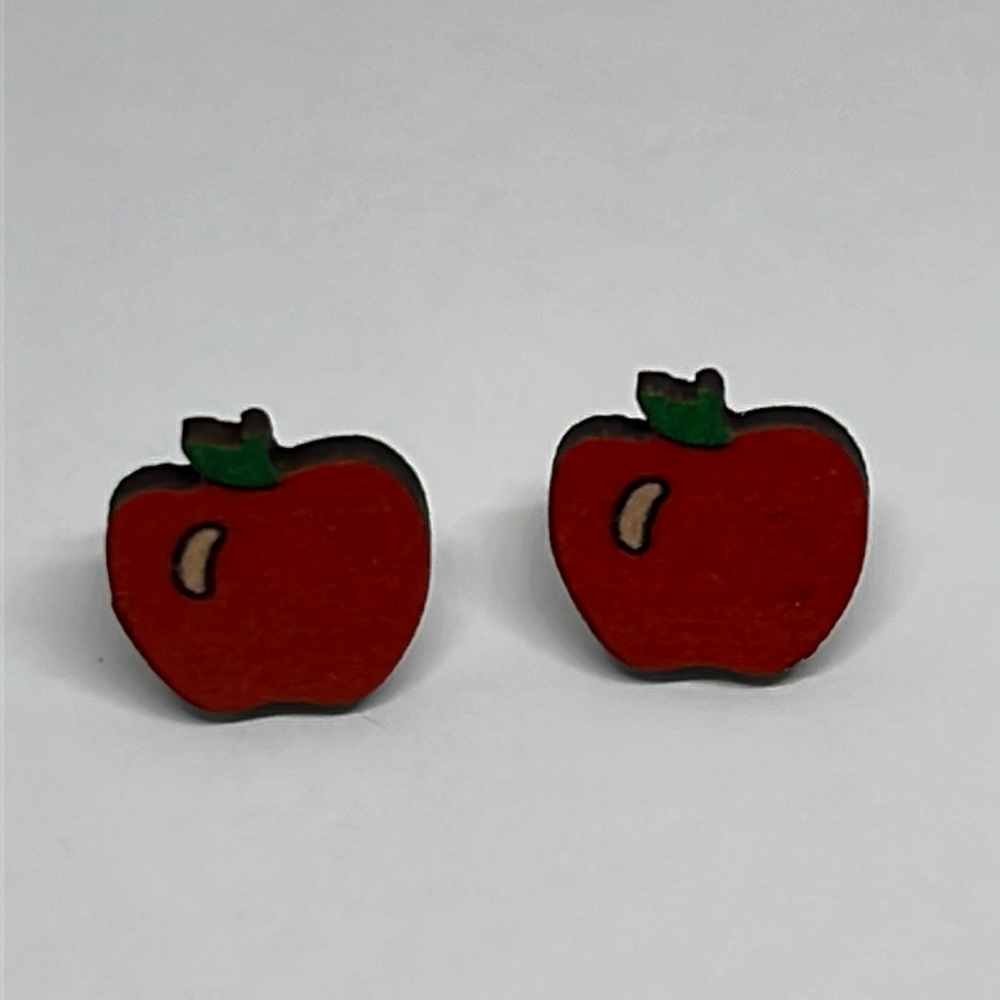 Earrings Apple gift Teacher Mom‎ Student